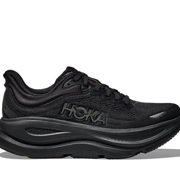 HOKA Women's Bondi 9 Black Running Shoes - Picture 2 of 5